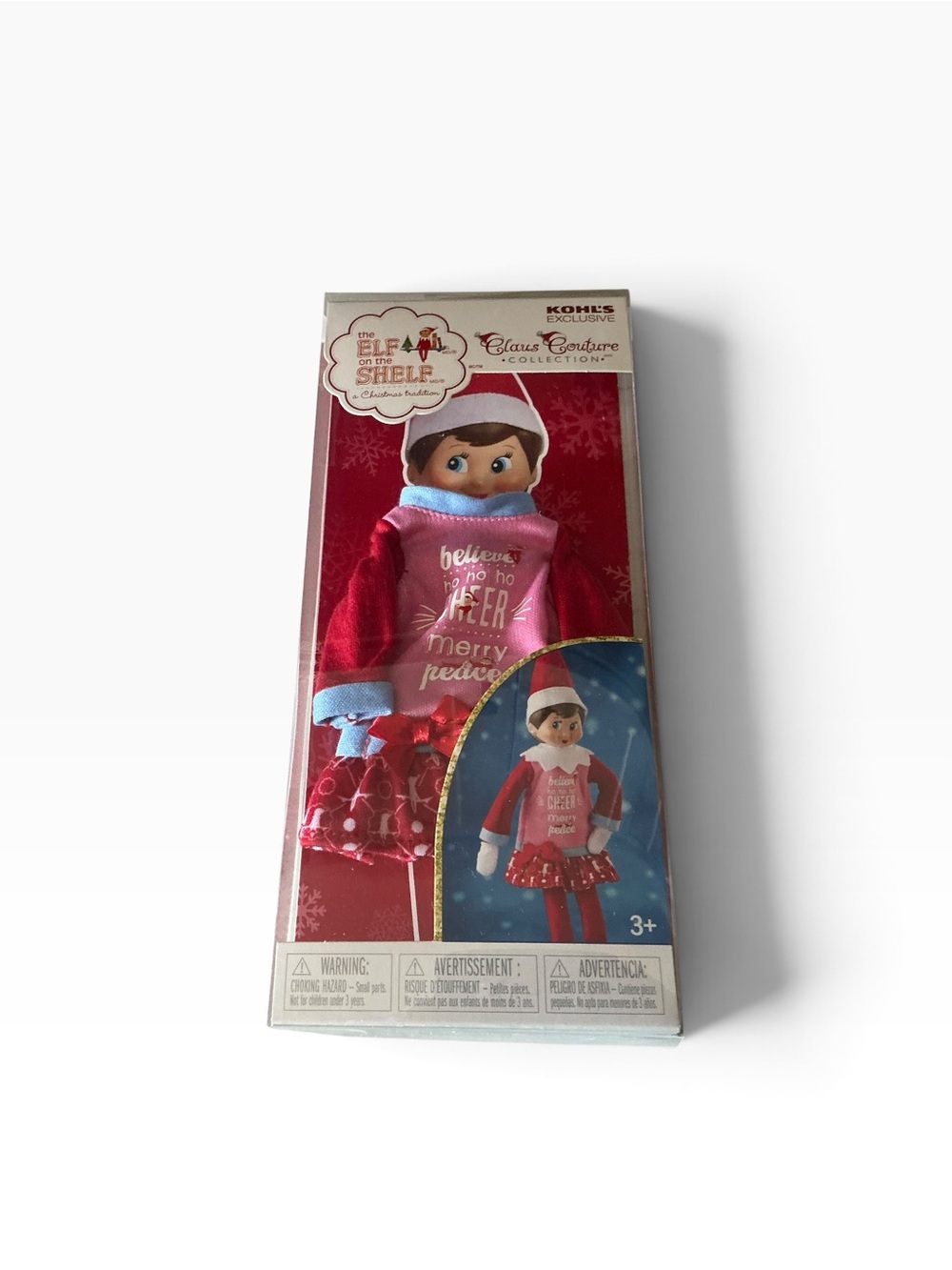 The Elf on the shelf Claus couture collection nightgown doll accessory Very mery